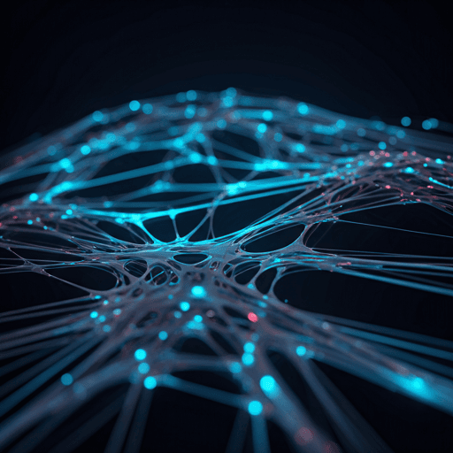 Analytics visualization with charts and data glow